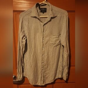 100% linen mens shirt by Rodd&Gunn size small
